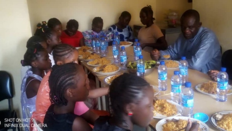 Lunch with the Director, ECWA Leadership Institute, Dr. Elijah Ipole