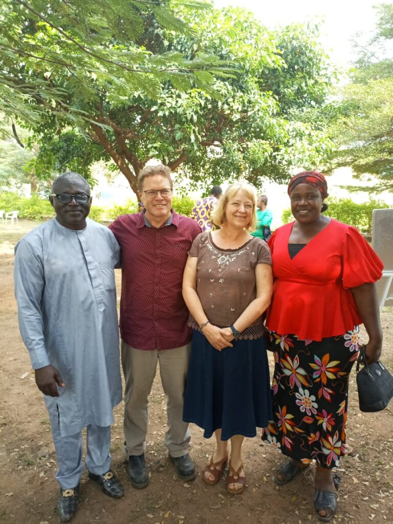 Christmas celebrations with members of Thanksgiving church